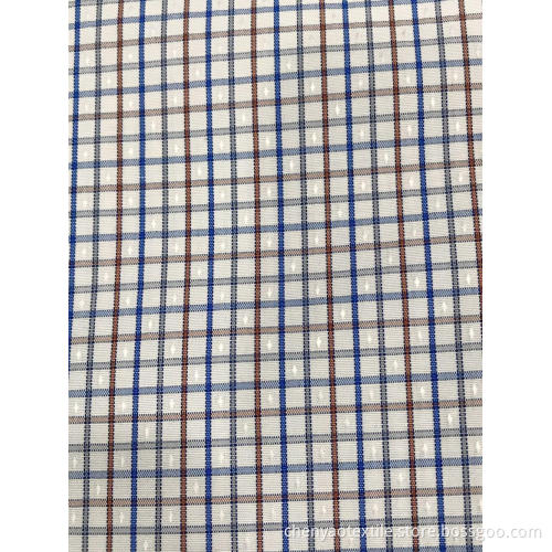 T/C(20%Cotton80%Polyester)Yarn-dyed Dobby Plaid Fabric